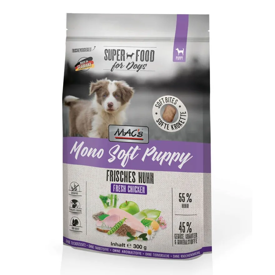 MAC's - Dog - Mono Soft Puppy - Frisches Huhn | 300 g