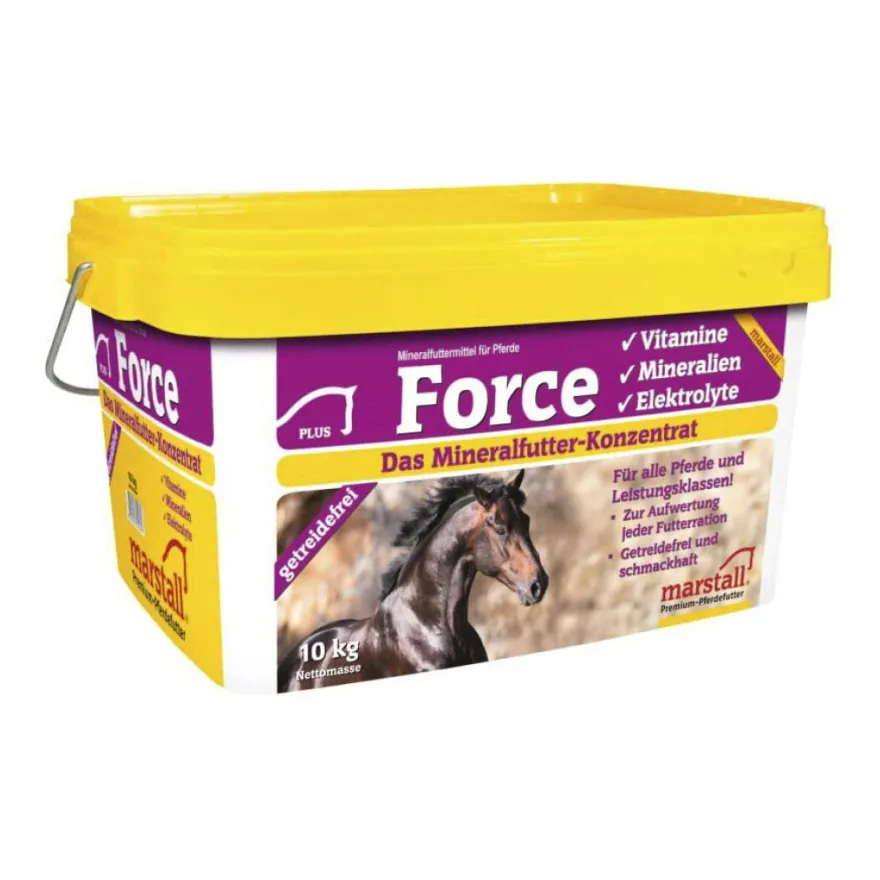 Marstall Plus - Force Mineralfutter für Pferde (Eimer) | 10 kg