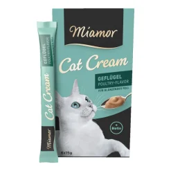 Miamor Cat Snack Geflügel-Cream | 6 x 15 g
