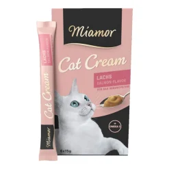 Miamor Cat Snack Lachs Cream | 6 x 15 g