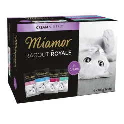 Miamor Ragout Royale Multibox Cream Vielfalt | 12 x 100 g