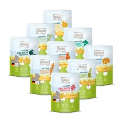 MjAMjAM Cat - Chicks & Friends Quetschie-Box | 9 x 300 g