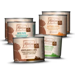 MjAMjAM Cat - Mixpaket V - Purer Fleischgenuss | 6 x 200 g
