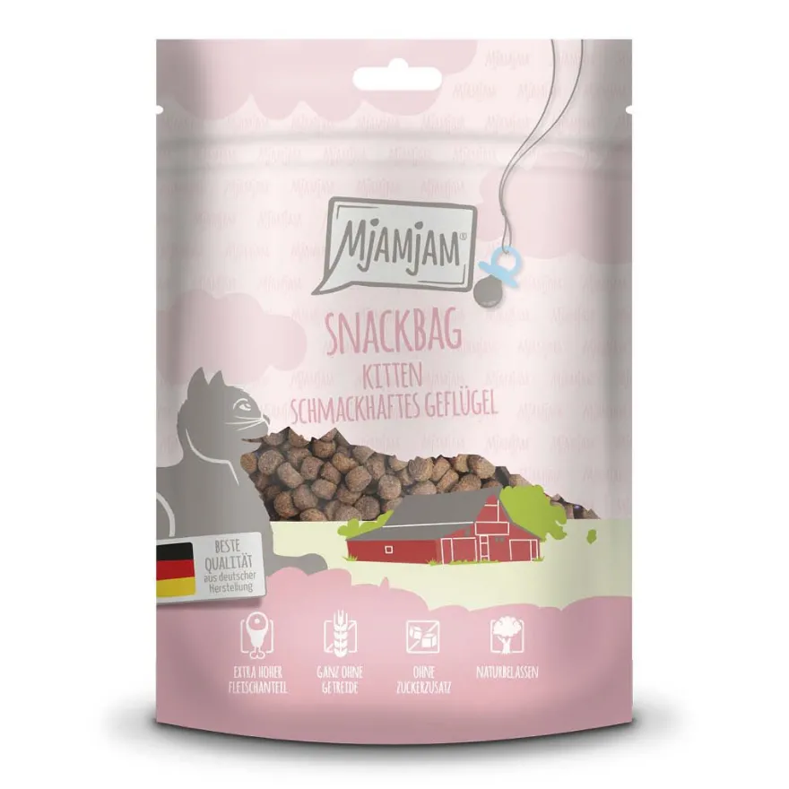 MjAMjAM Cat - Snackbag Kitten - schmackhaftes Geflügel | 125 g