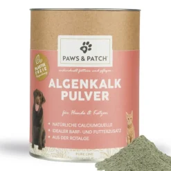 Paws & Patch ALGENKALK Pulver für Hunde und Katzen | 250 g