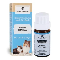 Paws & Patch Blütenmischung nach Dr. Bach - STRESS NOTFALL für Hunde und Katzen | 10 g
