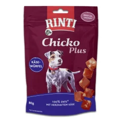 Rinti Chicko Plus Käsewürfel mit Ente | 80 g