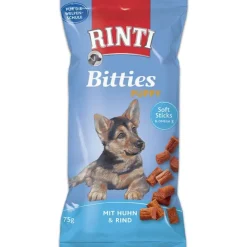 Rinti Extra Bitties Puppy Soft Sticks mit Huhn & Rind | 75 g