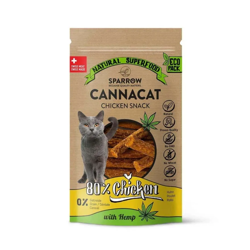 Sparrow - CannaCat Relax Sticks Huhn | 50 g