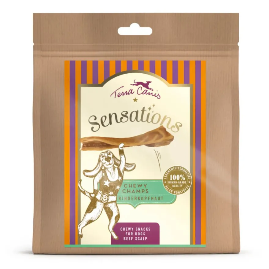 Terra Canis Sensations Chewy Champs Rinderkopfhaut | 200 g