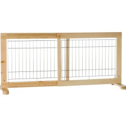 TRIXIE Absperrgitter, Holz | 65–108 x 50 cm