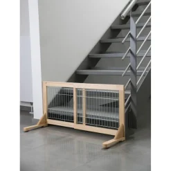 TRIXIE Absperrgitter, Holz | 65–108 x 50 cm