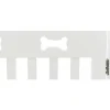 TRIXIE Absperrgitter, MDF, 4-teilig, weiß | 60–160 x 75 cm