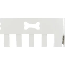 TRIXIE Absperrgitter, MDF, 4-teilig, weiß | 60–160 x 75 cm