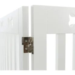 TRIXIE Absperrgitter, MDF, 4-teilig, weiß | 60–160 x 75 cm