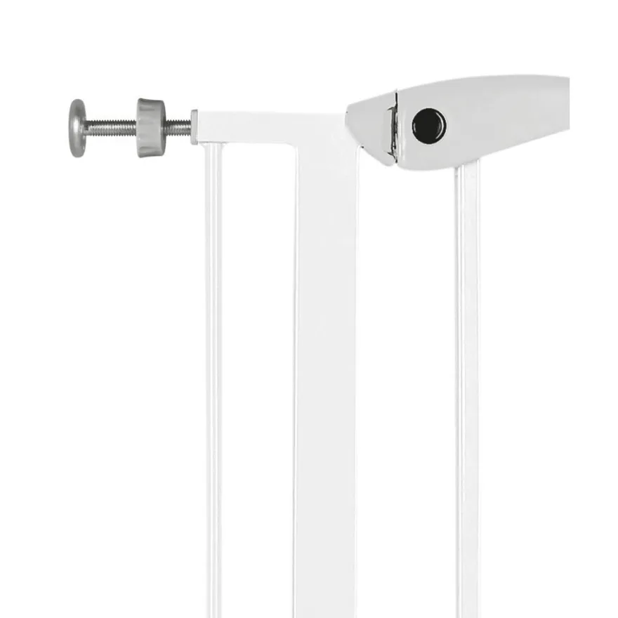 TRIXIE Absperrgitter, Metall, weiß | 75–85 x 76 cm