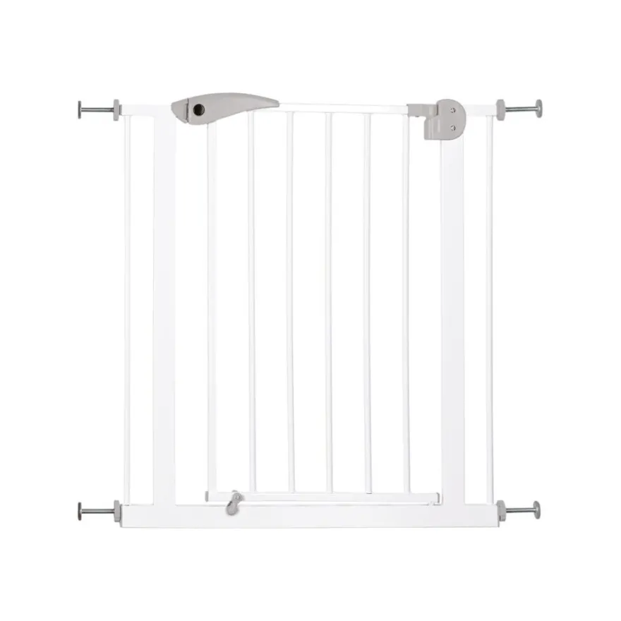 TRIXIE Absperrgitter, Metall, weiß | 75–85 x 76 cm