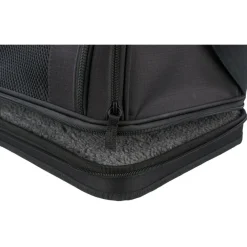 TRIXIE Airline Tasche Gate, schwarz | 28 x 25 x 45 cm