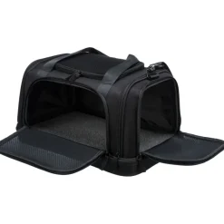 TRIXIE Airline Tasche Plane, schwarz | 28 x 25 x 44 cm