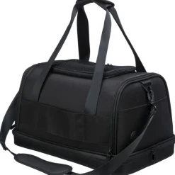 TRIXIE Airline Tasche Plane, schwarz | 28 x 25 x 44 cm