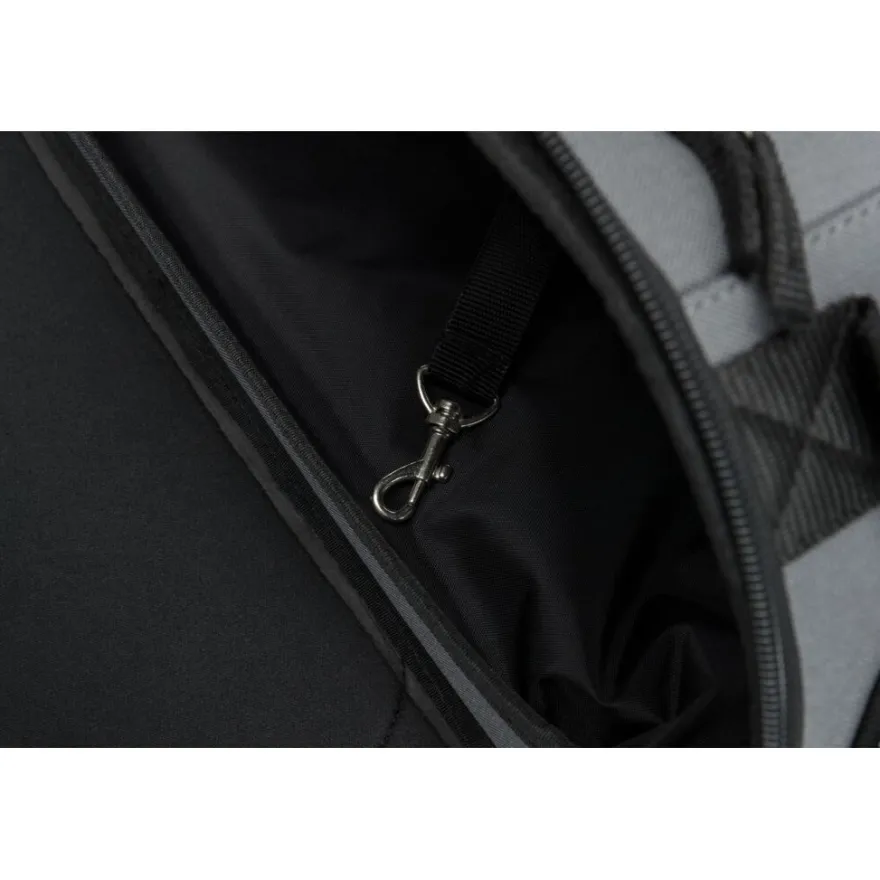 TRIXIE Airline Tasche Wings, grau/blau | 28 x 23 x 46 cm
