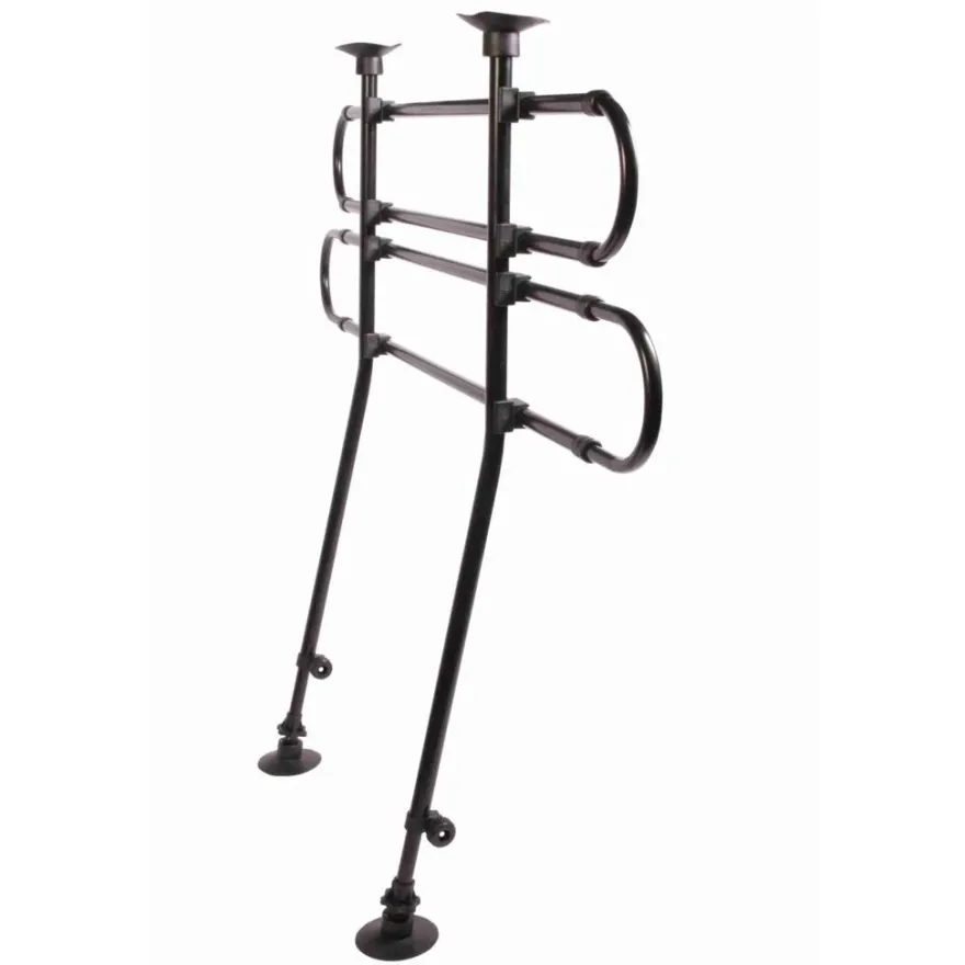 TRIXIE Auto-Gitter, gewinkelt, schwarz | Breite: 85–140 cm Höhe: 75–110 cm