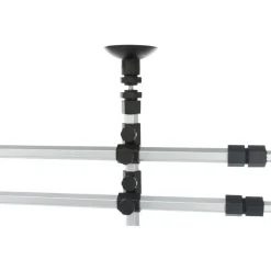 TRIXIE Auto-Gitter, mit Kopfstützenfixierung, silber/schwarz | Breite: 105–172 cm Höhe: 46–60 cm