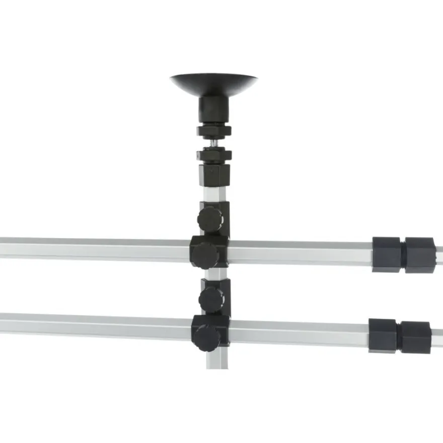 TRIXIE Auto-Gitter, mit Kopfstützenfixierung, silber/schwarz | Breite: 105–172 cm Höhe: 46–60 cm