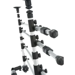 TRIXIE Auto-Gitter, mit Kopfstützenfixierung, silber/schwarz | Breite: 105–172 cm Höhe: 46–60 cm