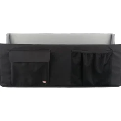TRIXIE Autositz, doppelt, schwarz/grau | 80 x 28 x 39 cm