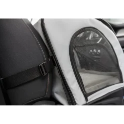 TRIXIE Autositz, grau/schwarz | 44 x 37 x 40 cm