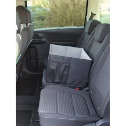 TRIXIE Autositz, schwarz/grau | 45 x 28 x 40 cm