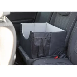 TRIXIE Autositz, schwarz/grau | 45 x 28 x 40 cm