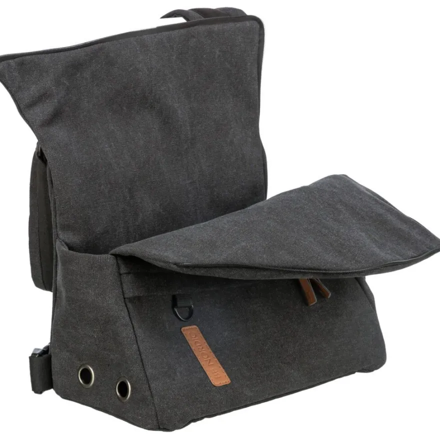 TRIXIE BE NORDIC Rucksack Bjorn, schwarz | 35 × 40 × 20 cm