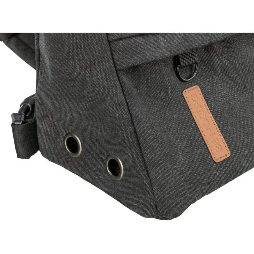 TRIXIE BE NORDIC Rucksack Bjorn, schwarz | 35 × 40 × 20 cm