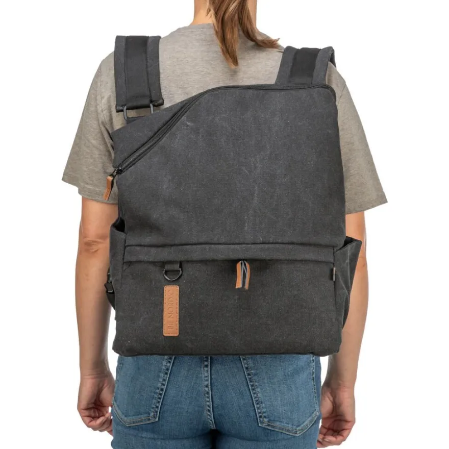 TRIXIE BE NORDIC Rucksack Bjorn, schwarz | 35 × 40 × 20 cm