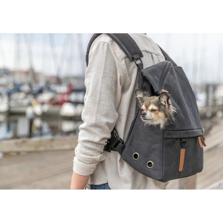 TRIXIE BE NORDIC Rucksack Bjorn, schwarz | 35 × 40 × 20 cm