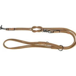 TRIXIE BE NORDIC V-Leine, Leder, braun | Leder. XS-L: 2 m/ø 8 mm