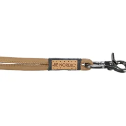 TRIXIE BE NORDIC V-Leine, Leder, braun | Leder. XS-L: 2 m/ø 8 mm