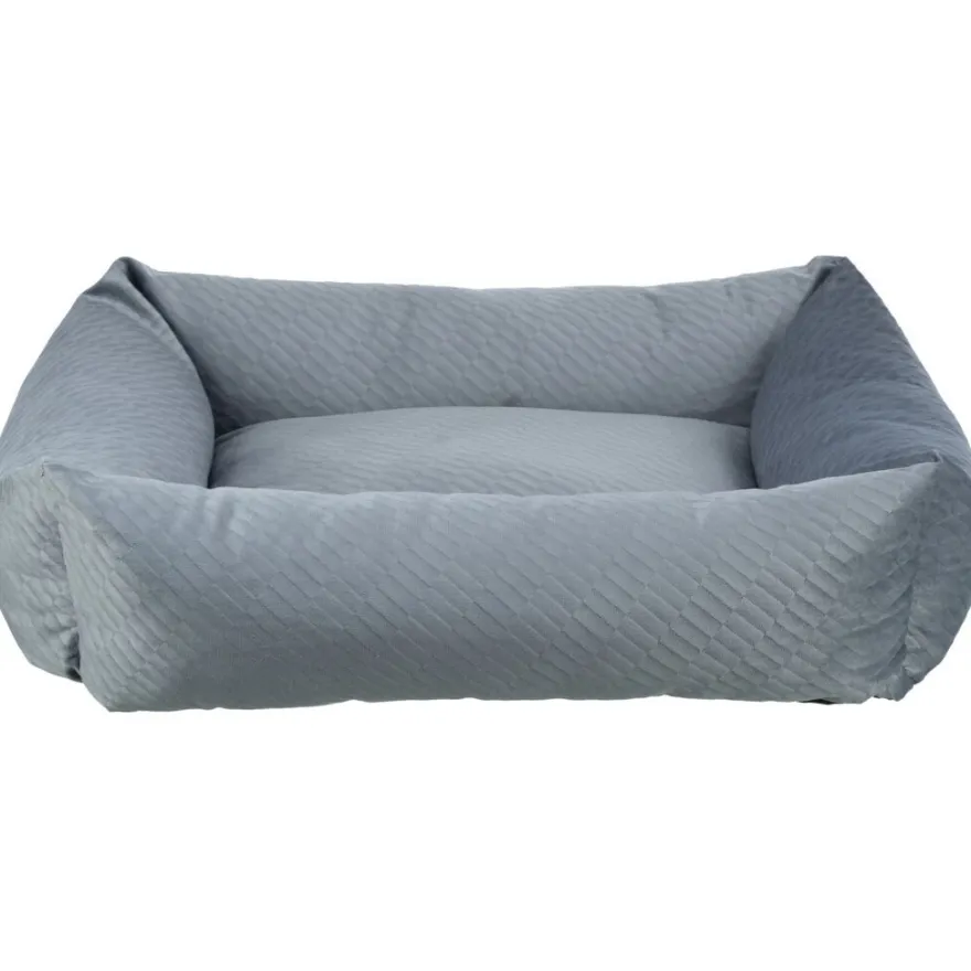 TRIXIE Bett Alena, eckig, blau-grau | 60 × 50 cm