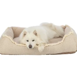 TRIXIE Bett Boho, eckig, beige | 60 × 50 cm