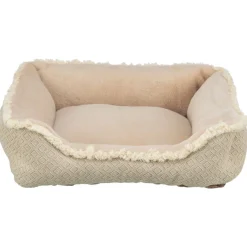 TRIXIE Bett Boho, eckig, beige | 60 × 50 cm