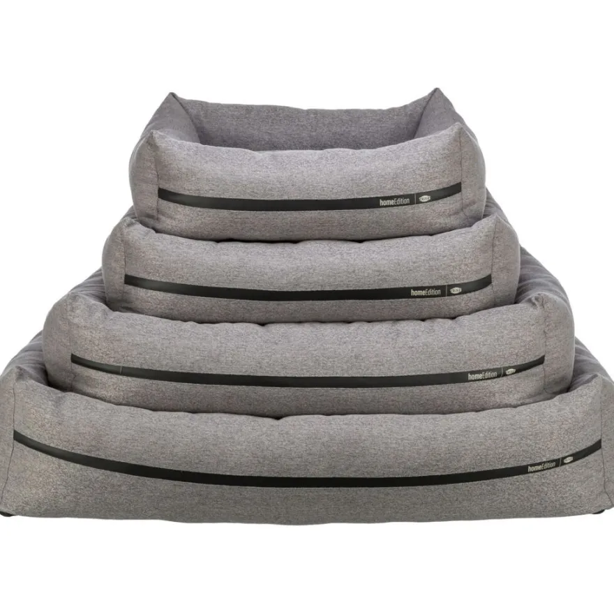 TRIXIE Bett CityStyle, eckig, grau | 65 × 55 cm
