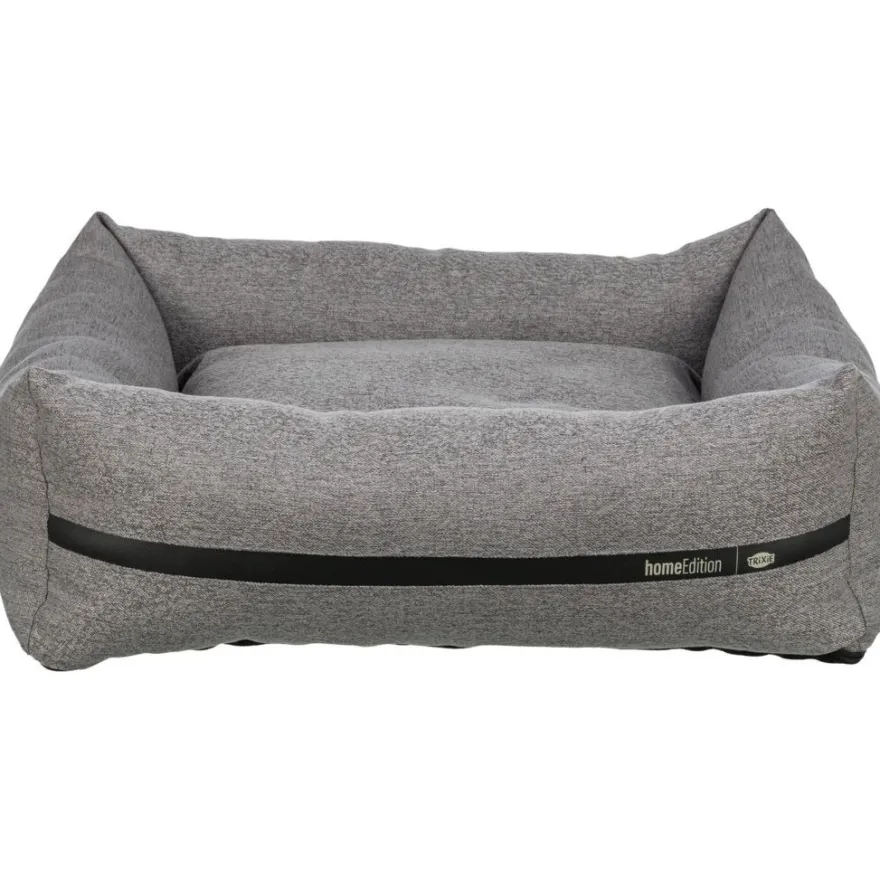 TRIXIE Bett CityStyle, eckig, grau | 65 × 55 cm