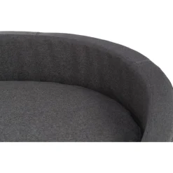 TRIXIE Bett CityStyle, oval, dunkelgrau | 65 x 55 cm