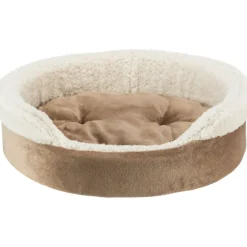 TRIXIE Bett Cosma, oval, braun/beige | 60 x 50 cm