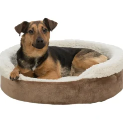 TRIXIE Bett Cosma, oval, braun/beige | 60 x 50 cm
