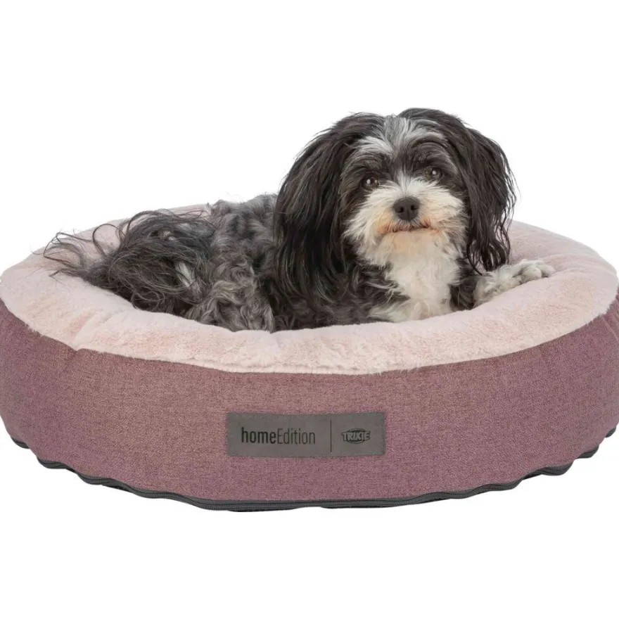TRIXIE Bett Felicia, rund, beere/rosa | ø 50 cm