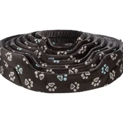 TRIXIE Bett Jimmy, oval, schwarz | 110 x 95 cm