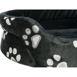 TRIXIE Bett Jimmy, oval, schwarz | 110 x 95 cm